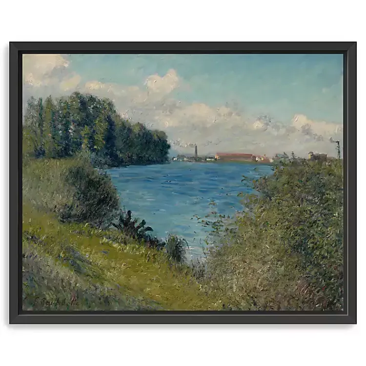 Kirklands Home Seine at Argenteuil Framed Canvas Art Print Sale