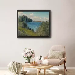 Kirklands Home Seine at Argenteuil Framed Canvas Art Print Sale