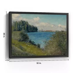 Kirklands Home Seine at Argenteuil Framed Canvas Art Print Sale