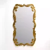 Kirklands Home Serena Antique Gold Carved Scroll Wall Mirror Clearance