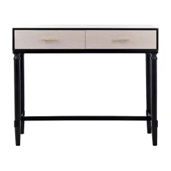 Kirklands Home Serena 2-Drawer Console Table Black Hot