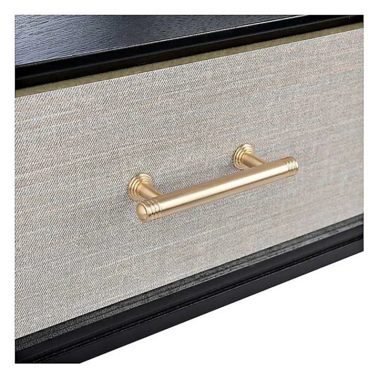 Kirklands Home Serena 2-Drawer Console Table Black Hot