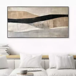Kirklands Home Serene Abstract Landscape Framed Canvas Art Print Hot