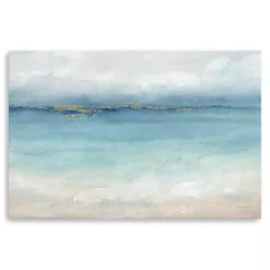 Kirklands Home Serene Sea Abstract Canvas Wall Art Discount