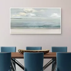 Kirklands Home Serene Sound Framed Canvas Art Print Multi Online