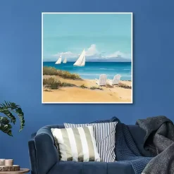 Kirklands Home Setting Sail Framed Canvas Art Print Discount