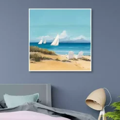 Kirklands Home Setting Sail Framed Canvas Art Print Discount