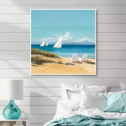 Kirklands Home Setting Sail Framed Canvas Art Print Discount