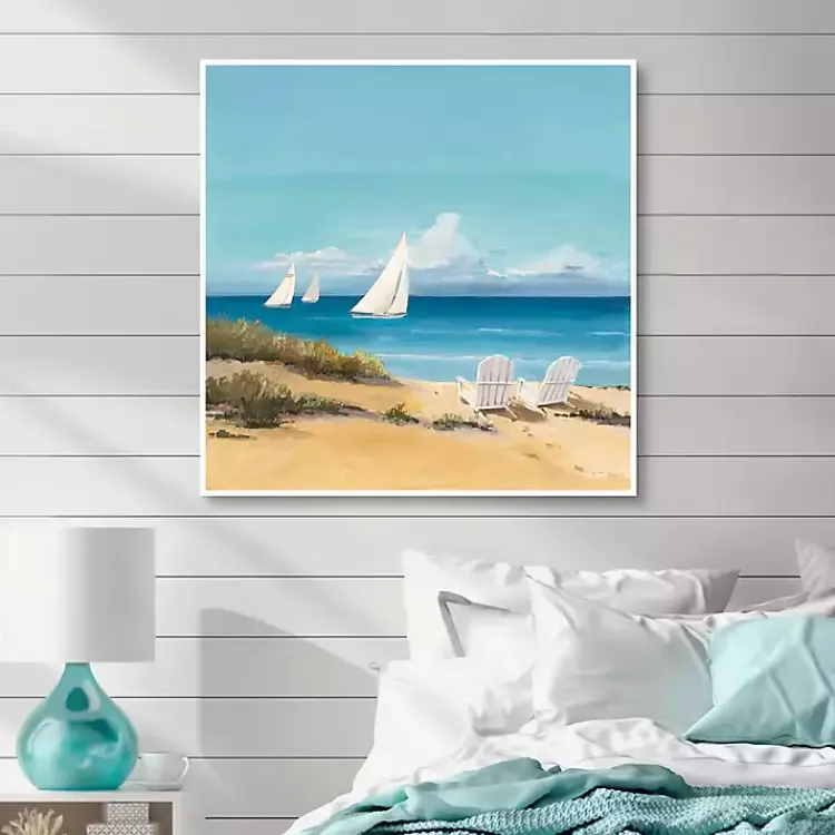 Kirklands Home Setting Sail Framed Canvas Art Print Discount