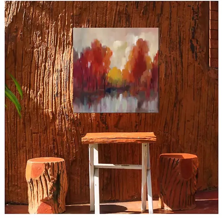 Kirklands Home Shades of Fall Outdoor Canvas Art Print Outlet