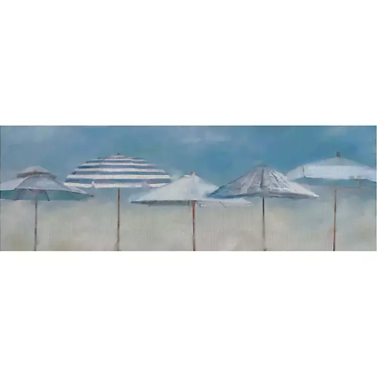 Kirklands Home Shades of Summer Giclee Canvas Art Print Blue New