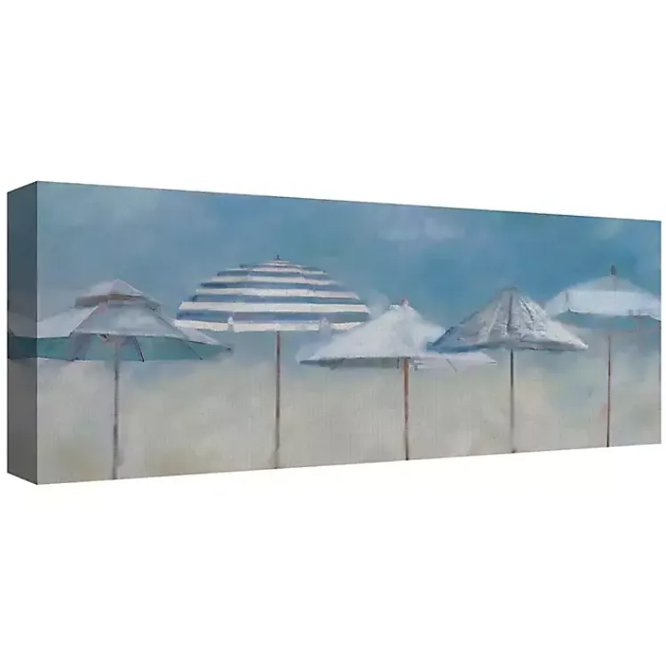 Kirklands Home Shades of Summer Giclee Canvas Art Print Blue New