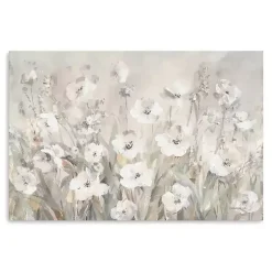 Kirklands Home Shades of Canvas Art Print, 32x48 White Clearance