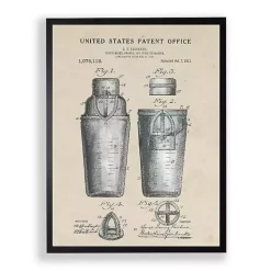 Kirklands Home Shaker Patent Framed Art Print Outlet