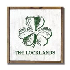 St Patricks Day Decorations>Kirklands Home Shamrock Personalized Framed Wall Plaque