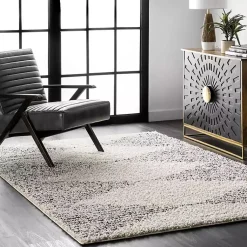 Kirklands Home Shattered Diamonds Scarlette Area Rug, 7x10 Ivory Discount