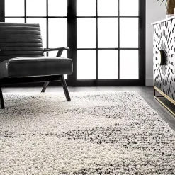Kirklands Home Shattered Diamonds Scarlette Area Rug, 7x10 Ivory Discount