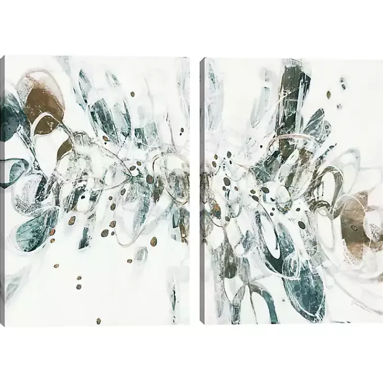 Kirklands Home Shattered Glass Canvas Art Prints, Set of 2 Outlet