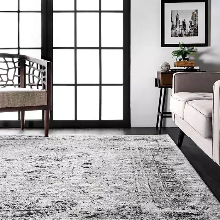 Kirklands Home Shauna Vintage Speckled Area Rug, 9x12 New
