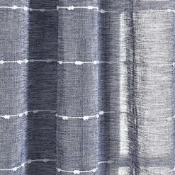 Kirklands Home Sheer Navy Textured Curtain Panel Set, 84 in. Blue Hot