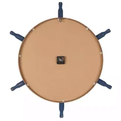 Kirklands Home Ship Wheel Wood and Rope Wall Clock Hot