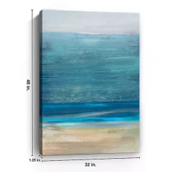 Kirklands Home Shoreline Brushstrokes Canvas Art Print, 32x48 in. New