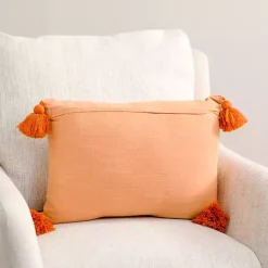 Pillows>Kirklands Home Sienna Medallion Beckford Lumbar Pillow Orange