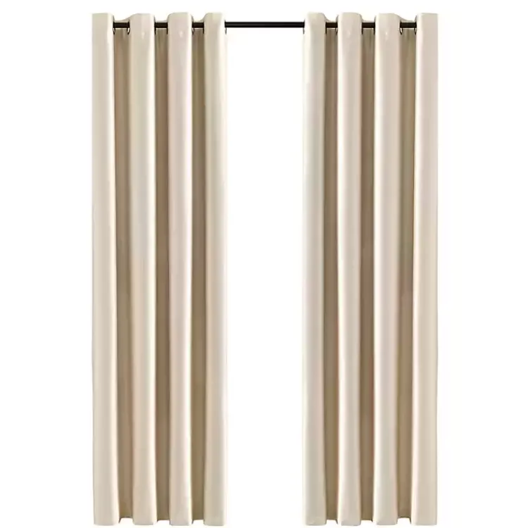 Kirklands Home Silky Wheat Blackout Curtain Panel, 95 in. Gold