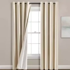 Kirklands Home Silky Wheat Blackout Curtain Panel, 95 in. Gold