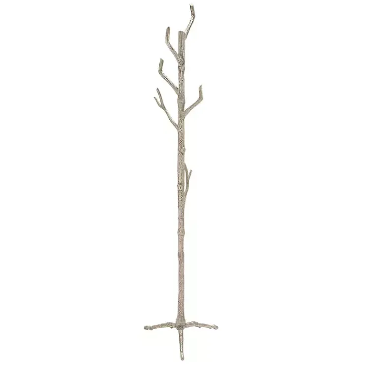 Kirklands Home Silver Aluminum Tree Branch Coat Rack Sale