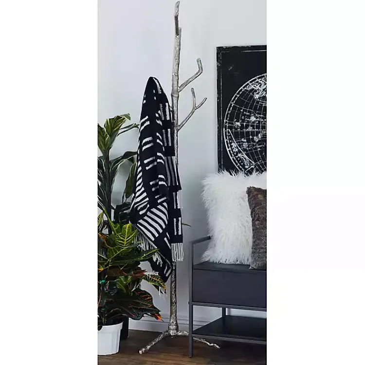 Kirklands Home Silver Aluminum Tree Branch Coat Rack Sale