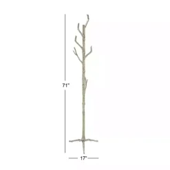 Kirklands Home Silver Aluminum Tree Branch Coat Rack Sale