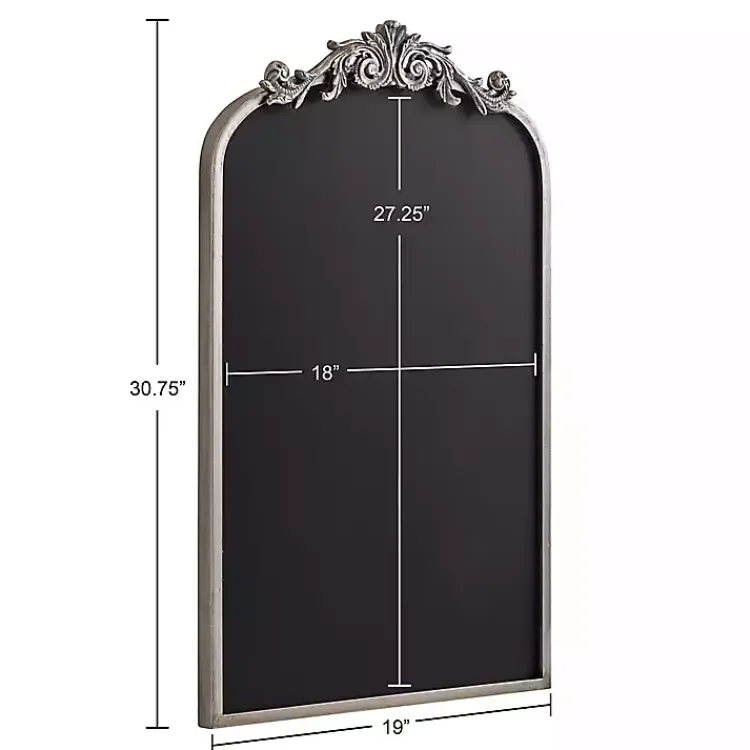 Memo & Chalkboards>Kirklands Home Arch Framed Arendall Chalkboard Silver