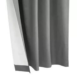 Kirklands Home Silver Baxter Blackout Curtain Panel, 95 in. Gray