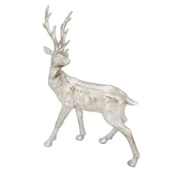 Christmas Decorations>Kirklands Home Blitzen Reindeer Figurine Silver