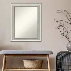 Kirklands Home Silver Embossed Frame Wall Mirror Outlet