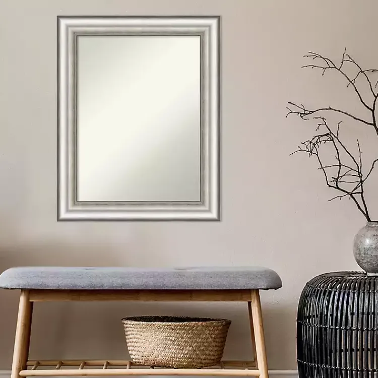 Kirklands Home Silver Embossed Frame Wall Mirror Outlet