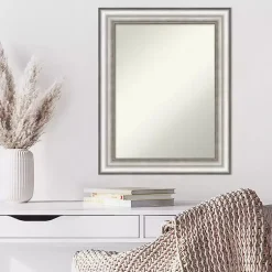 Kirklands Home Silver Embossed Frame Wall Mirror Outlet