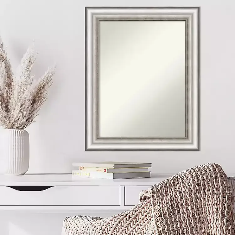 Kirklands Home Silver Embossed Frame Wall Mirror Outlet