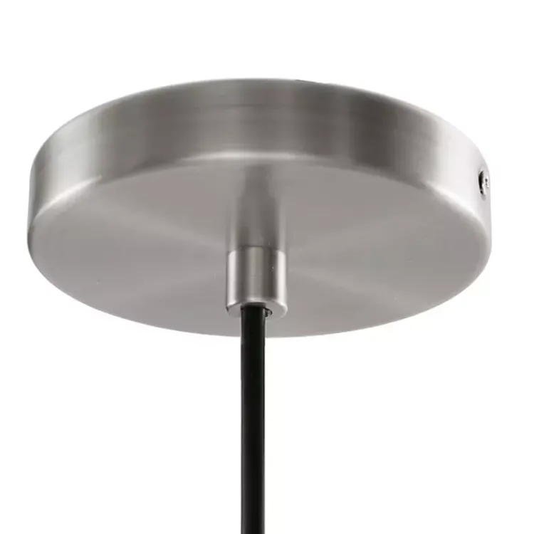 Kirklands Home Glass Avalon Pendant Light Silver Hot