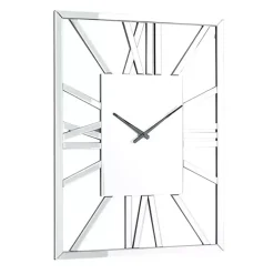 Kirklands Home Silver Glass Frame Wall Clock Online