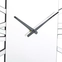 Kirklands Home Silver Glass Frame Wall Clock Online