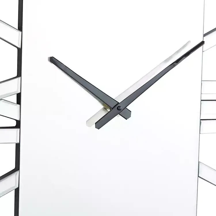 Kirklands Home Silver Glass Frame Wall Clock Online