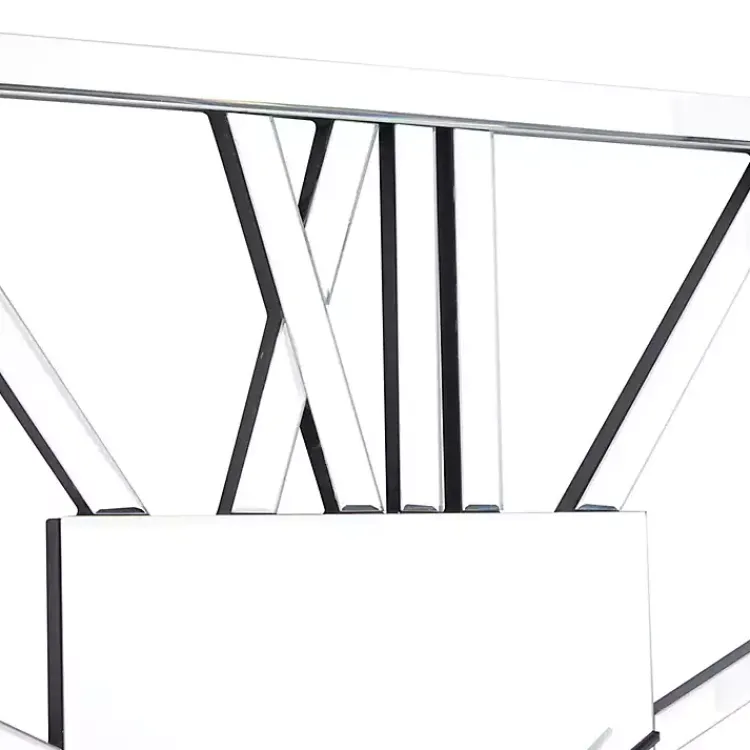 Kirklands Home Silver Glass Frame Wall Clock Online
