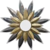 Kirklands Home Silver Gold Starstruck Burst Metal Wall Mirror Hot