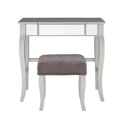 Kirklands Home Silver Harper Flip-Top 2-pc. Vanity Set Gray Discount