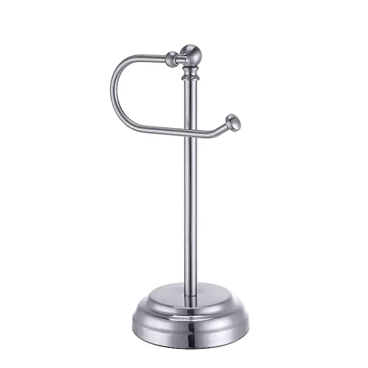 Kirklands Home Hook Countertop Towel Holder Silver Outlet