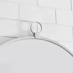 Kirklands Home Metal Frame Round Wall Mirror Silver Best