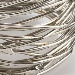Kirklands Home Metal Twine Napkin Rings, Set of 4 Silver Clearance