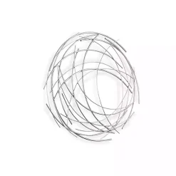 Kirklands Home Metal Wire Abstract Wall Plaque Silver Online